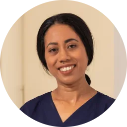 Daisy, hair transplant assistant, at the Zantman Clinic.