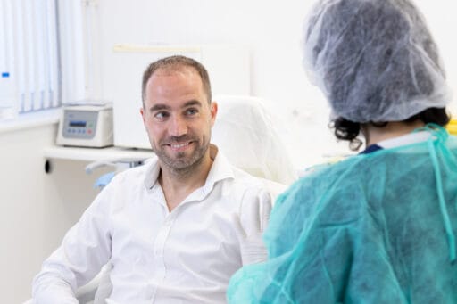 Sjors Ultee en zijn ervaring met haaruitval